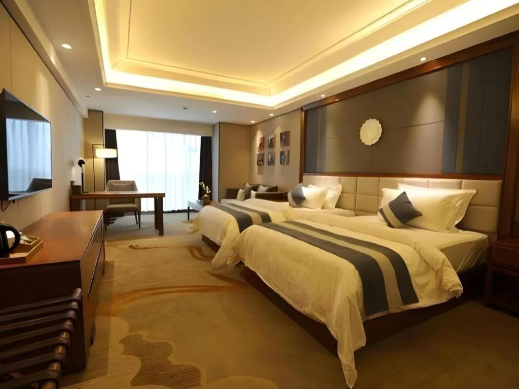 Bed in Metropolo Hotel Chengdu Wuhou Wanda Plaza