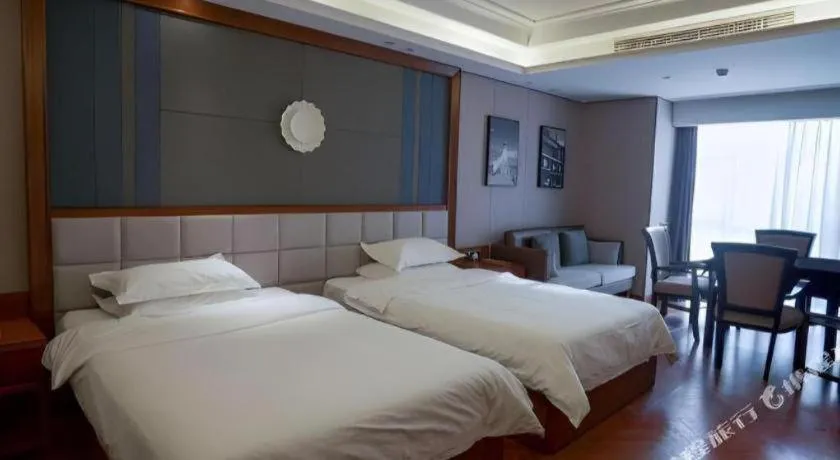 Bed in Metropolo Hotel Chengdu Wuhou Wanda Plaza
