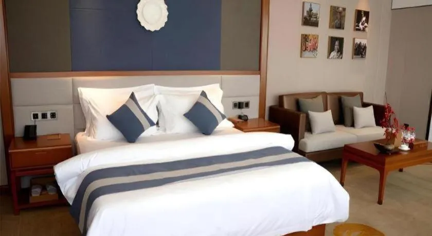 Bed in Metropolo Hotel Chengdu Wuhou Wanda Plaza