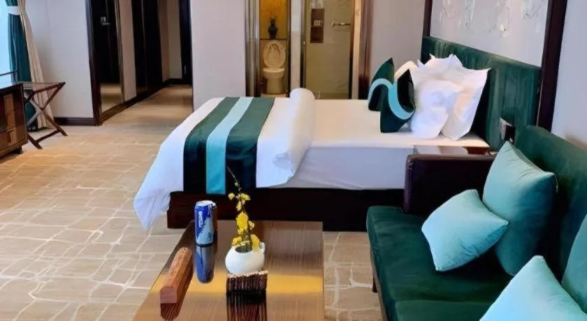 Bed in Metropolo Hotel Chengdu Wuhou Wanda Plaza