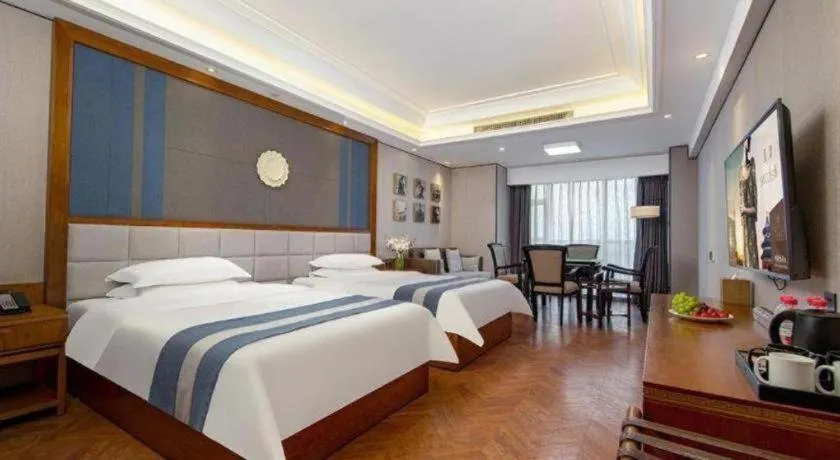 Bed in Metropolo Hotel Chengdu Wuhou Wanda Plaza