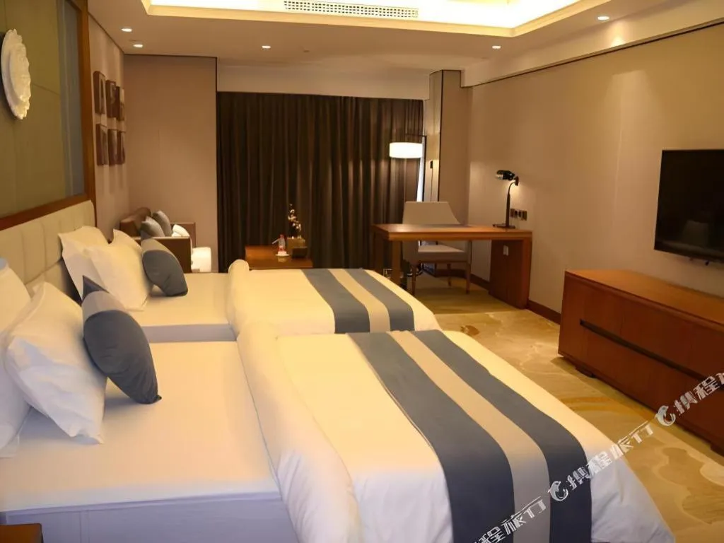 Bed in Metropolo Hotel Chengdu Wuhou Wanda Plaza