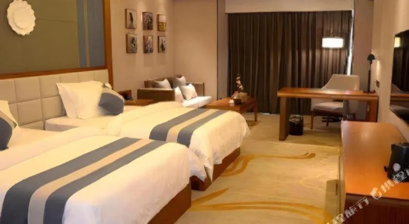 Bed in Metropolo Hotel Chengdu Wuhou Wanda Plaza