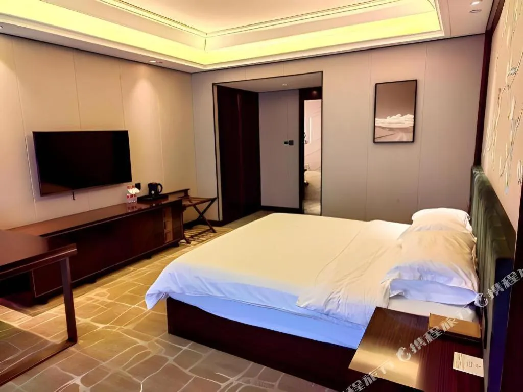Bed in Metropolo Hotel Chengdu Wuhou Wanda Plaza