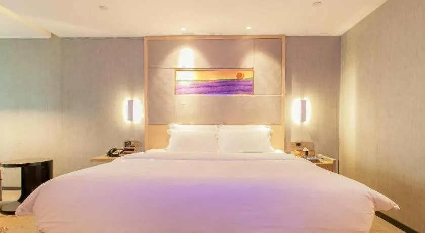 Bed in Lavande Hotels Wuhan Wuchang Railway Station Square