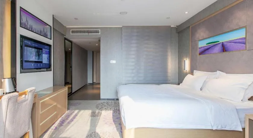 Bed in Lavande Hotels Wuhan Wuchang Railway Station Square