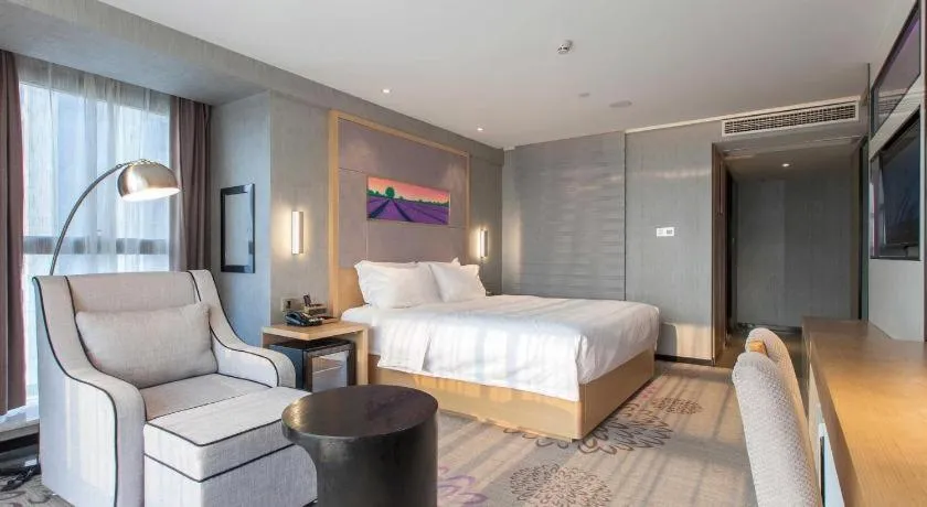Bed in Lavande Hotels Wuhan Wuchang Railway Station Square
