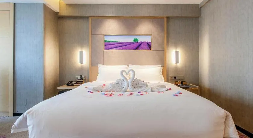Bed in Lavande Hotels Wuhan Wuchang Railway Station Square