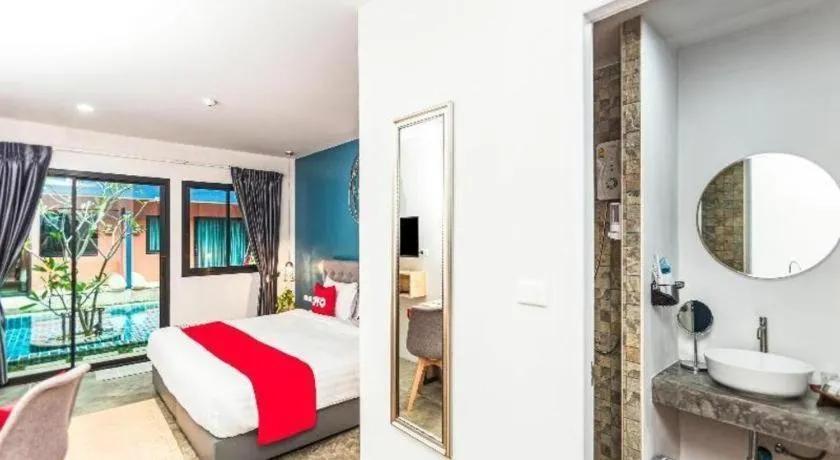 Bed in OYO 422 Jane Homestay and Resort