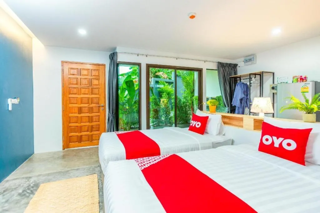 Bed in OYO 422 Jane Homestay and Resort