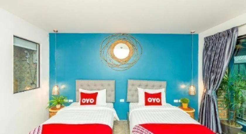 Bed in OYO 422 Jane Homestay and Resort