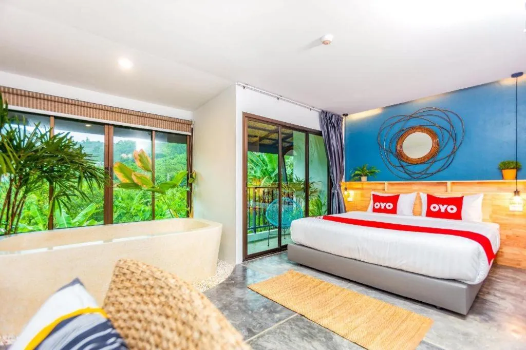 Bed in OYO 422 Jane Homestay and Resort