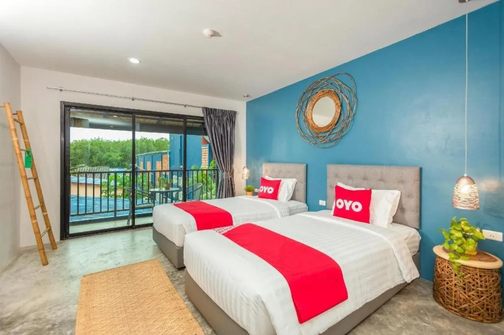 Bed in OYO 422 Jane Homestay and Resort