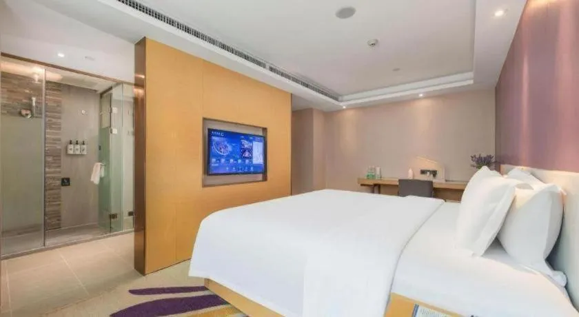 Bed in Lavande Hotel Shenzhen North Station Huawei Gangtou Metro Station