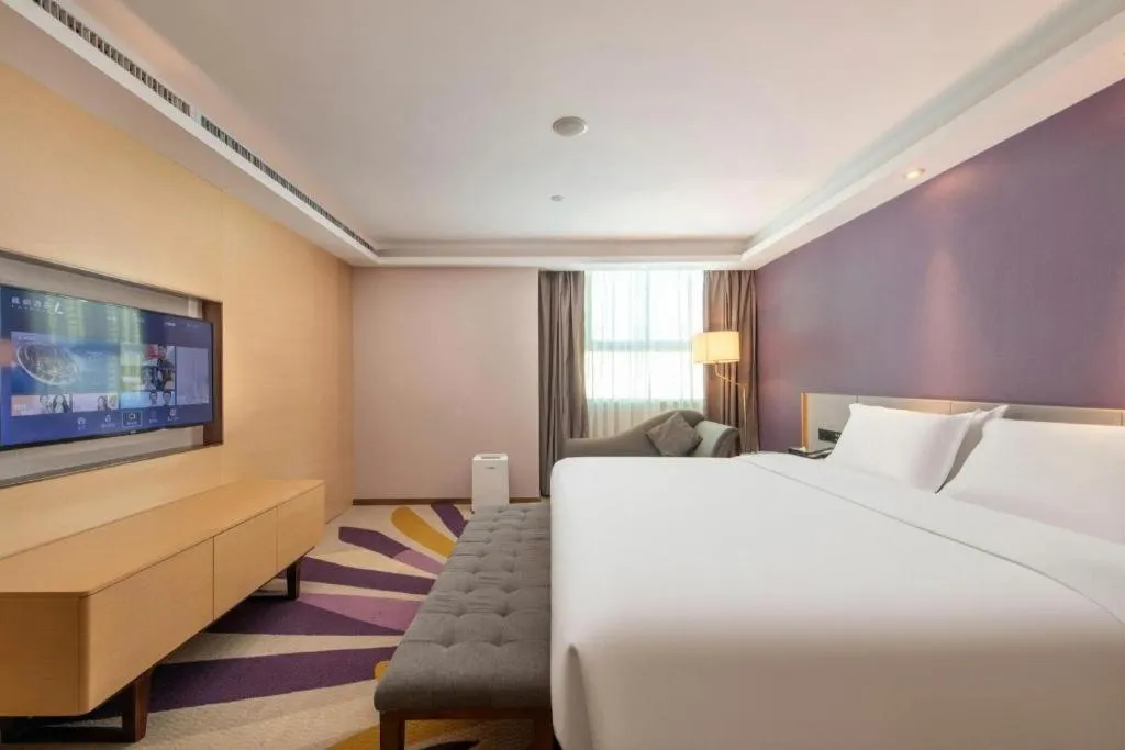 Bed in Lavande Hotel Shenzhen North Station Huawei Gangtou Metro Station