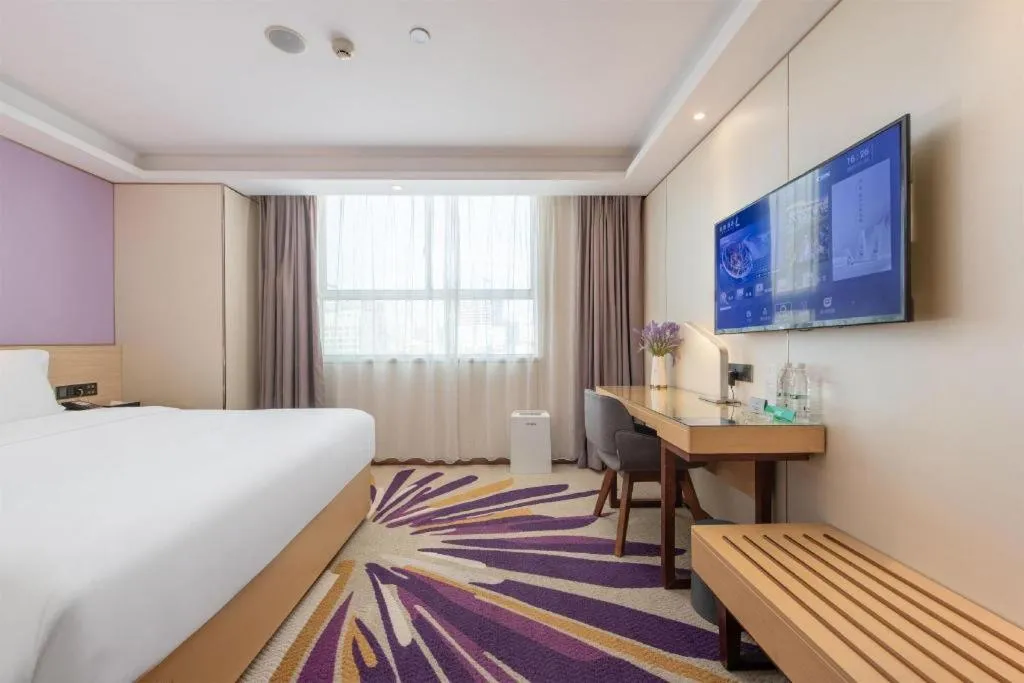 Bed in Lavande Hotel Shenzhen North Station Huawei Gangtou Metro Station