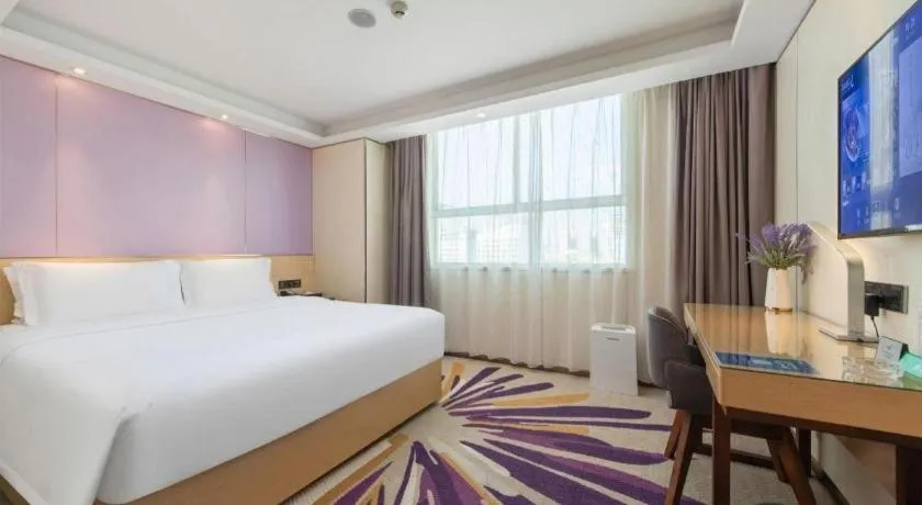 Bed in Lavande Hotel Shenzhen North Station Huawei Gangtou Metro Station