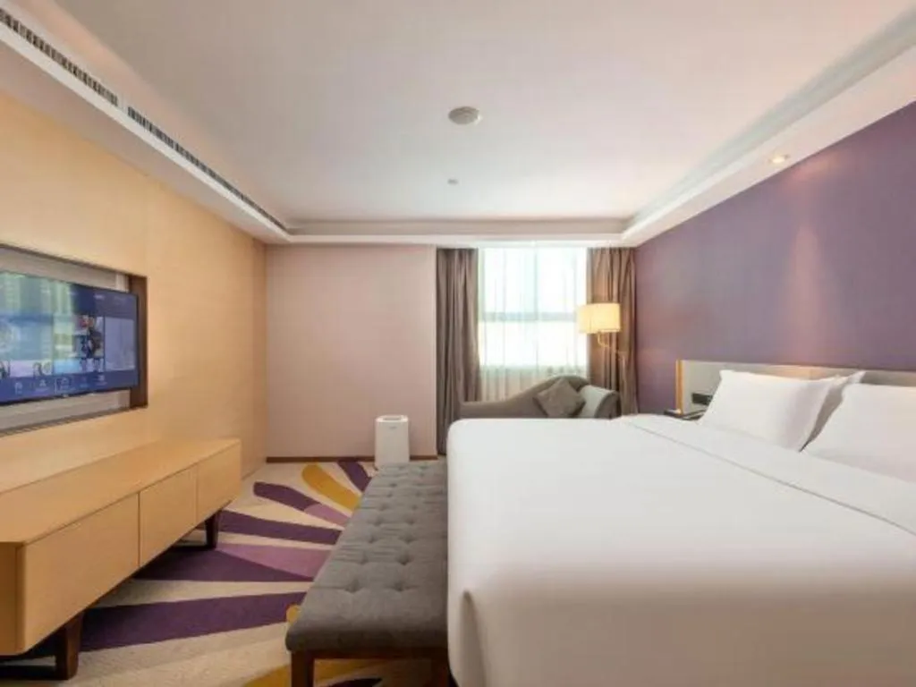 Bed in Lavande Hotel Shenzhen North Station Huawei Gangtou Metro Station