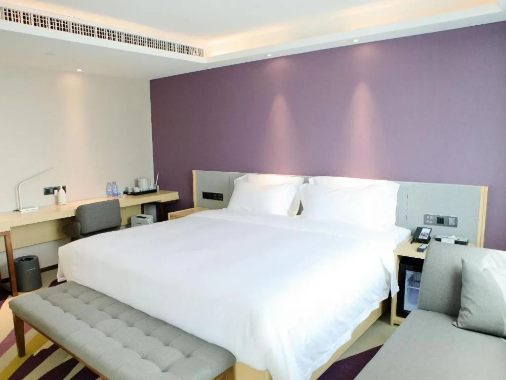 Bed in Lavande Hotel Shenzhen North Station Huawei Gangtou Metro Station
