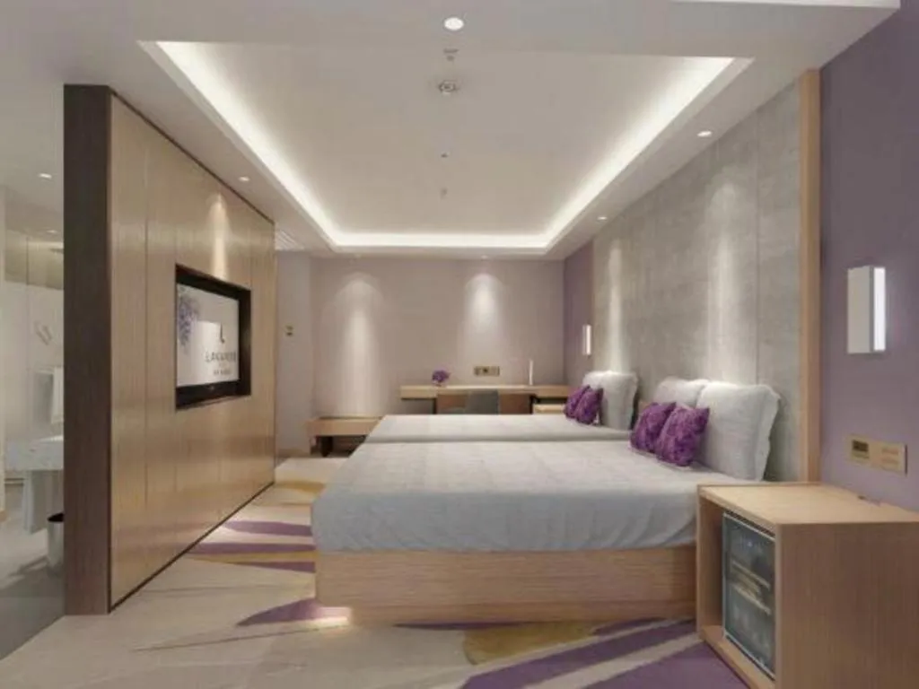 Bed in Lavande Hotel Shenzhen North Station Huawei Gangtou Metro Station