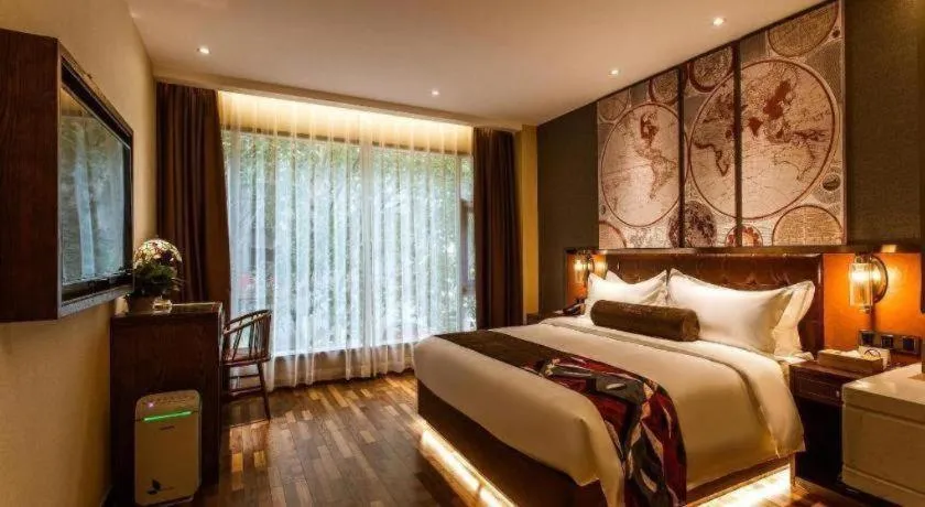 Bed in James Joyce Coffetel Xi'an Zhonglou Xiaonanmen Food Street