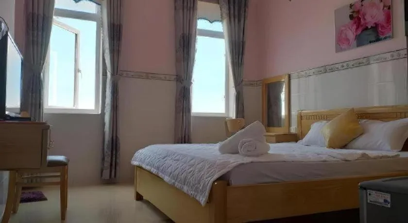 Bed in Bien Ngoc Hotel - Ly Son