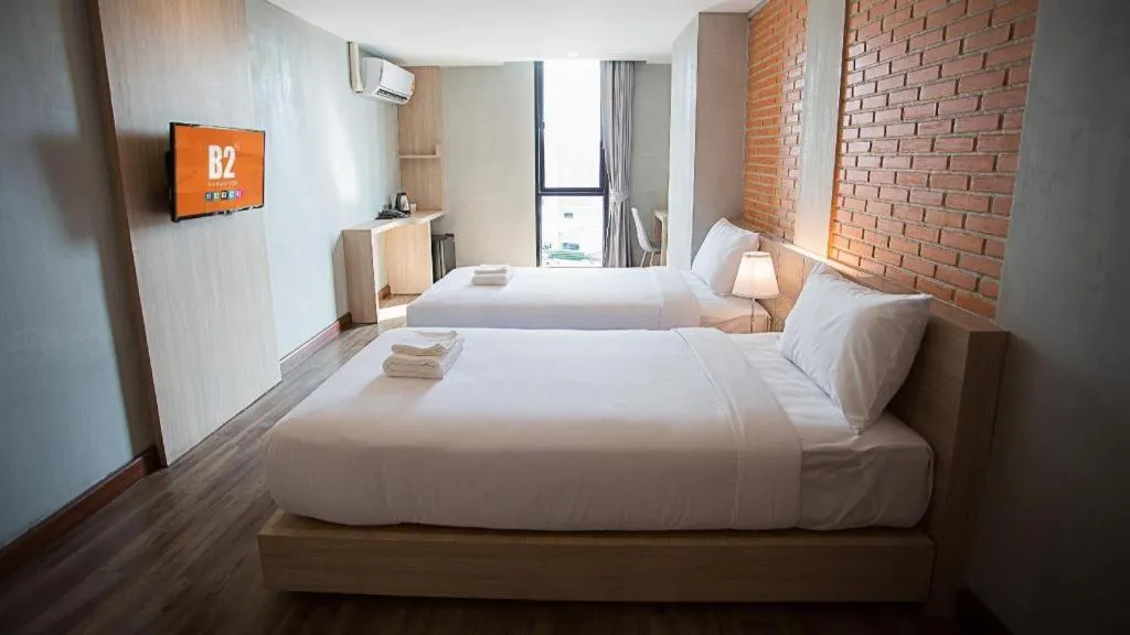 Bed in B2 Hat Yai Boutique and Budget Hotel