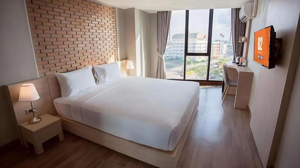 Bed in B2 Hat Yai Boutique and Budget Hotel