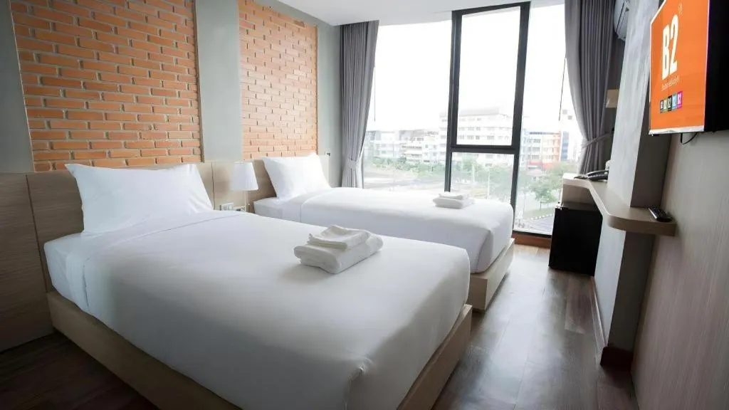 Bed in B2 Hat Yai Boutique and Budget Hotel