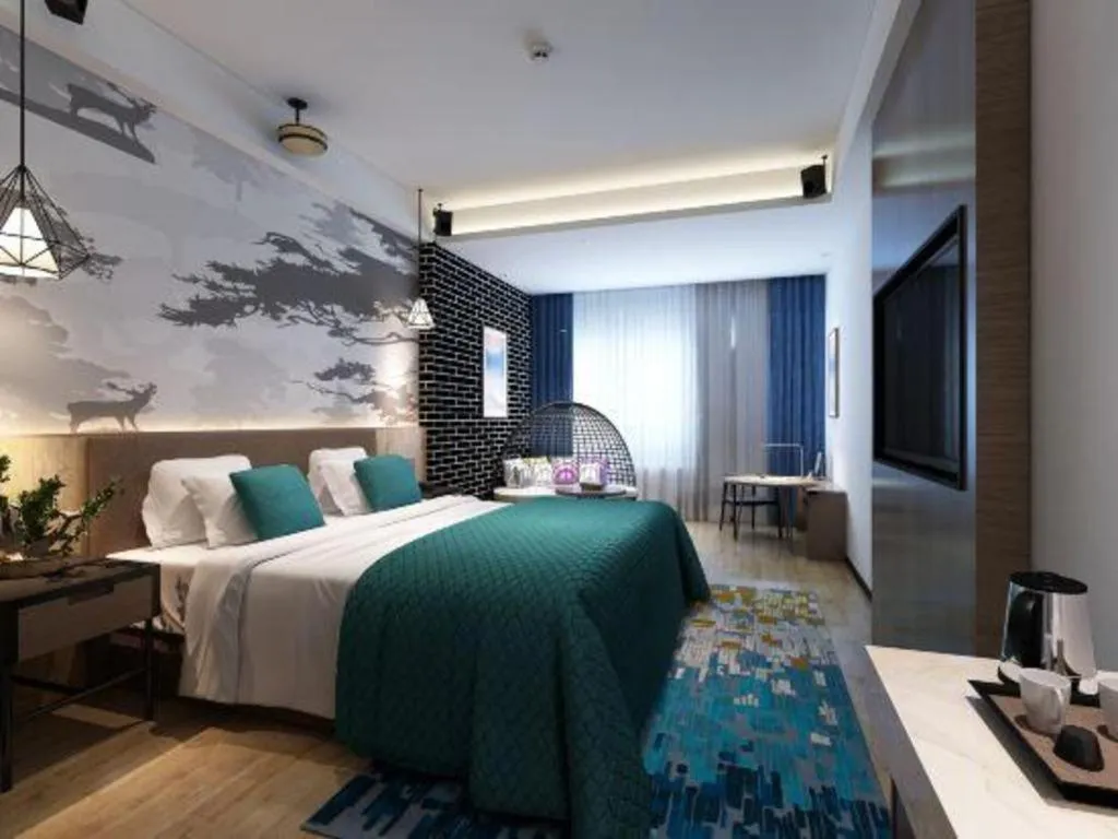 Bed in S·dor Hotel Hangzhou Xiaoshan Intertational Airport