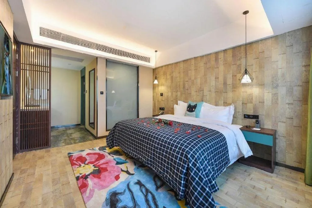 Bed in S·dor Hotel Hangzhou Xiaoshan Intertational Airport