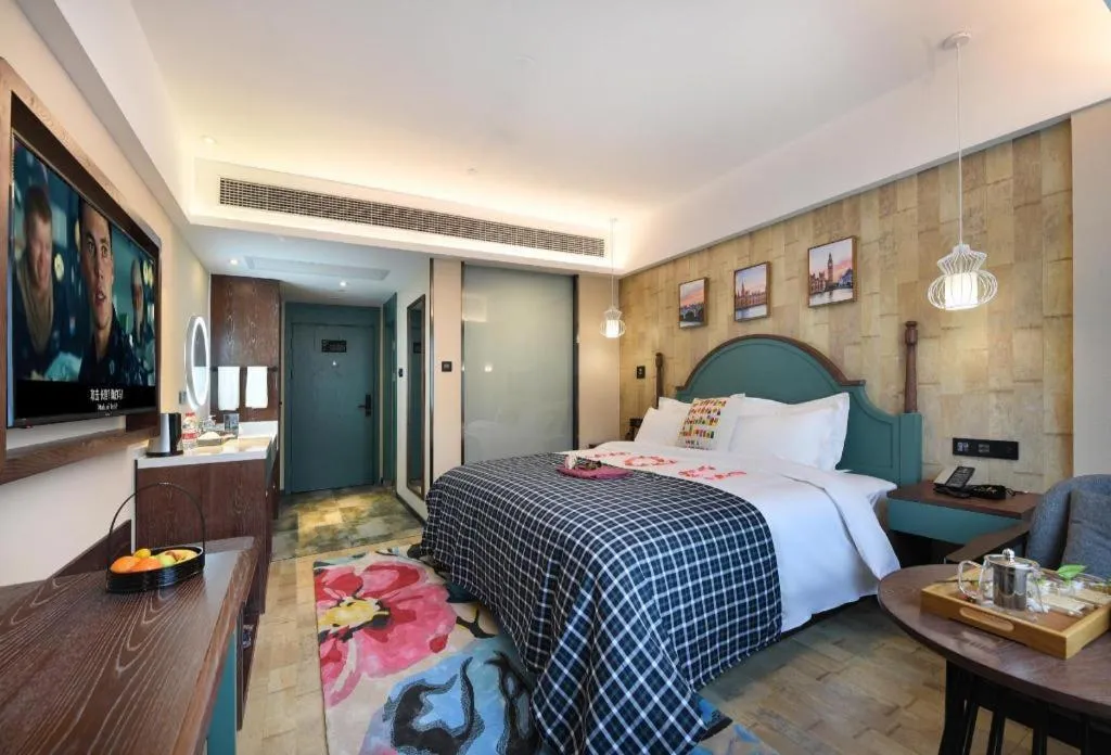 Bed in S·dor Hotel Hangzhou Xiaoshan Intertational Airport