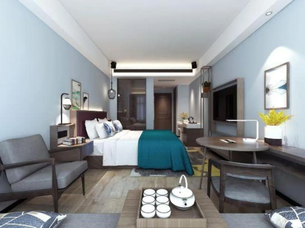 Bed in S·dor Hotel Hangzhou Xiaoshan Intertational Airport