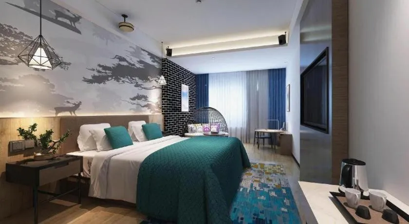 Bed in S·dor Hotel Hangzhou Xiaoshan Intertational Airport