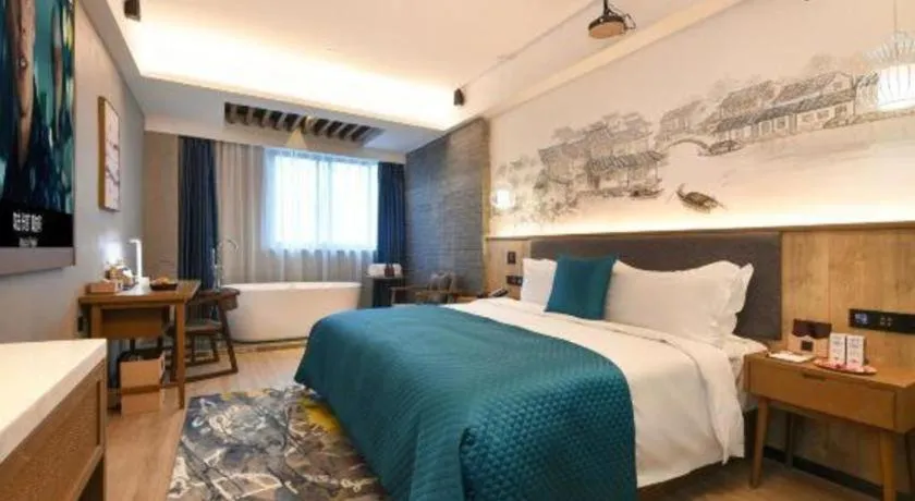 Bed in S·dor Hotel Hangzhou Xiaoshan Intertational Airport