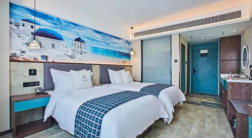 Bed in S·dor Hotel Hangzhou Xiaoshan Intertational Airport