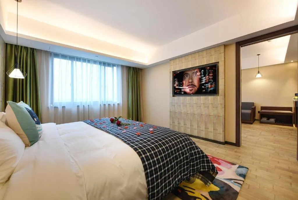 Bed in S·dor Hotel Hangzhou Xiaoshan Intertational Airport
