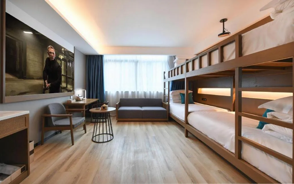 Bed in S·dor Hotel Hangzhou Xiaoshan Intertational Airport