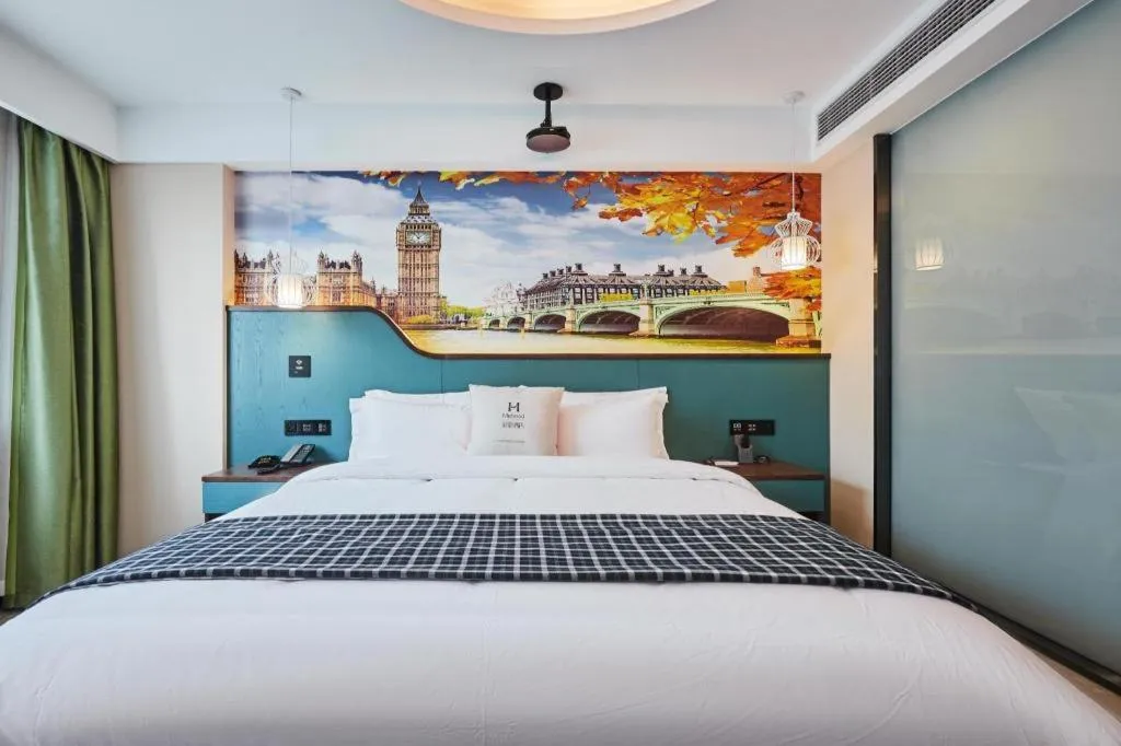 Bed in S·dor Hotel Hangzhou Xiaoshan Intertational Airport