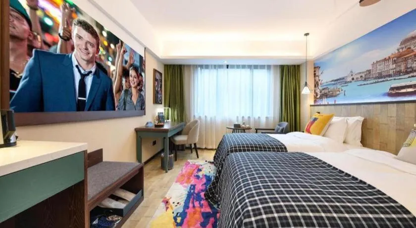 Bed in S·dor Hotel Hangzhou Xiaoshan Intertational Airport