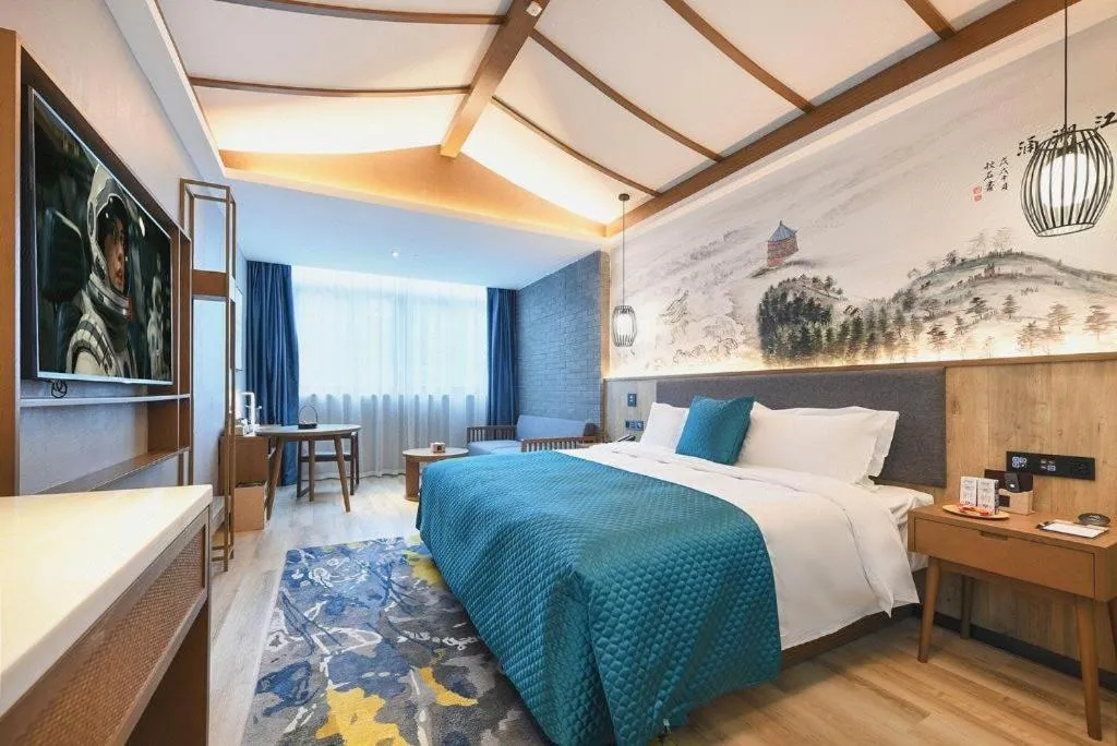 Bed in S·dor Hotel Hangzhou Xiaoshan Intertational Airport