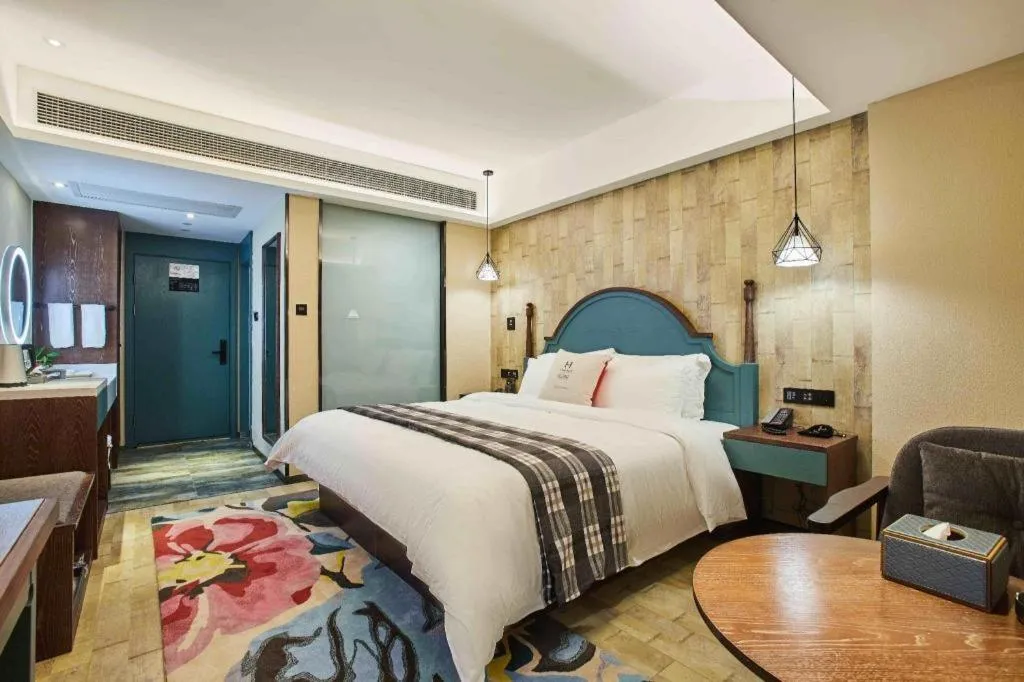 Bed in S·dor Hotel Hangzhou Xiaoshan Intertational Airport