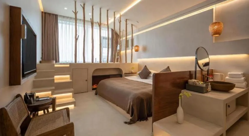 Bed in S·dor Hotel Hangzhou Xiaoshan Intertational Airport