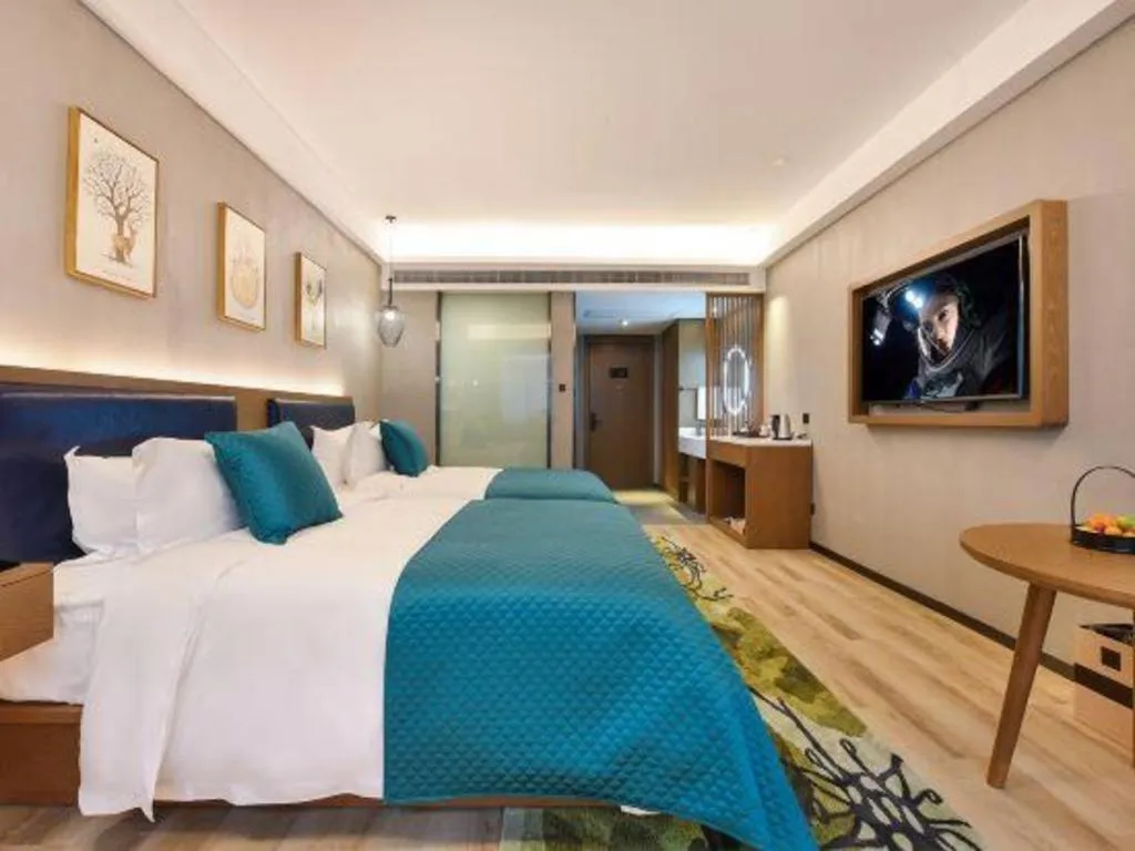 Bed in S·dor Hotel Hangzhou Xiaoshan Intertational Airport