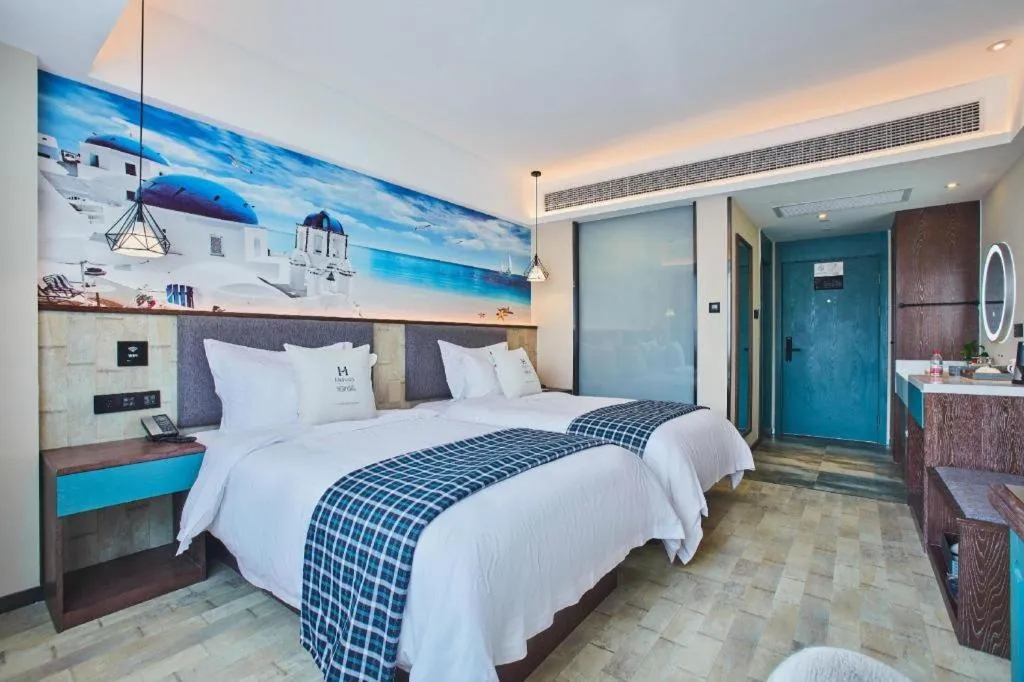 Bed in S·dor Hotel Hangzhou Xiaoshan Intertational Airport