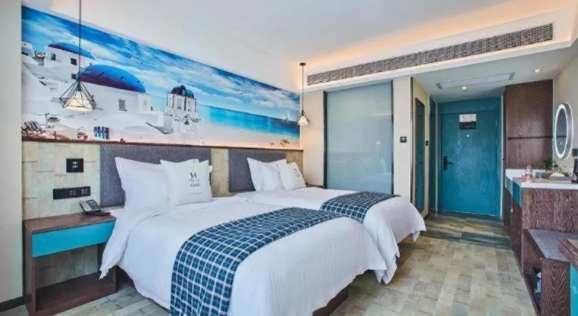 Bed in S·dor Hotel Hangzhou Xiaoshan Intertational Airport