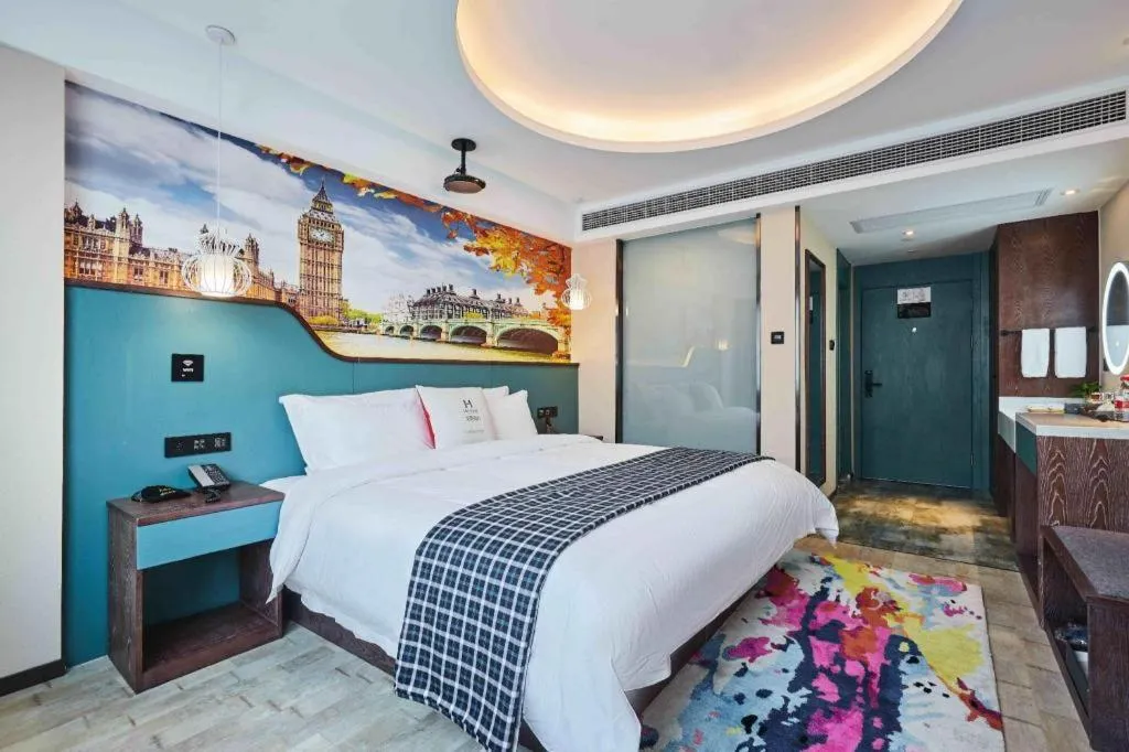 Bed in S·dor Hotel Hangzhou Xiaoshan Intertational Airport