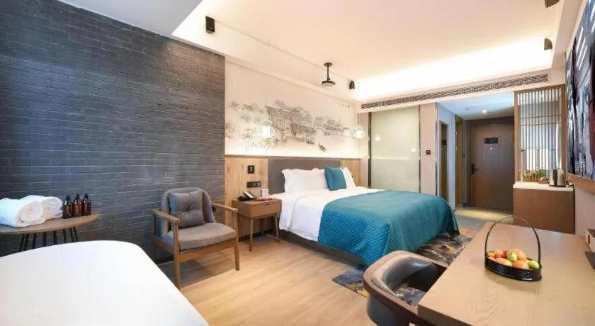 Bed in S·dor Hotel Hangzhou Xiaoshan Intertational Airport