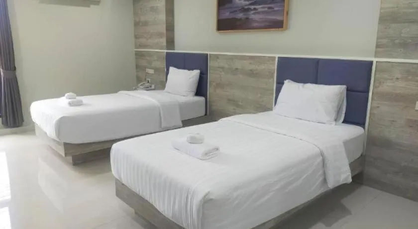 Bed in Sattahip 9 Boutique Hotel