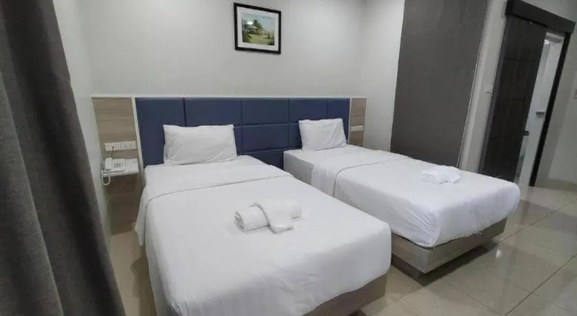 Bed in Sattahip 9 Boutique Hotel